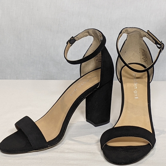 NEW Madden Girl Women's Piia Round Toe Platform Pump Sz 7.5 black 3.75 inch heel - Picture 2 of 4